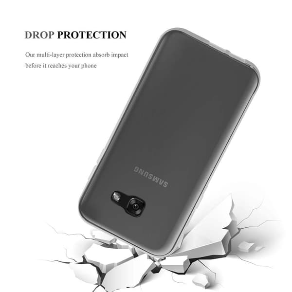 Samsung Galaxy A7 2017 Skal Skal Fodral av flexibelt TPU-silikon Mobilskydd