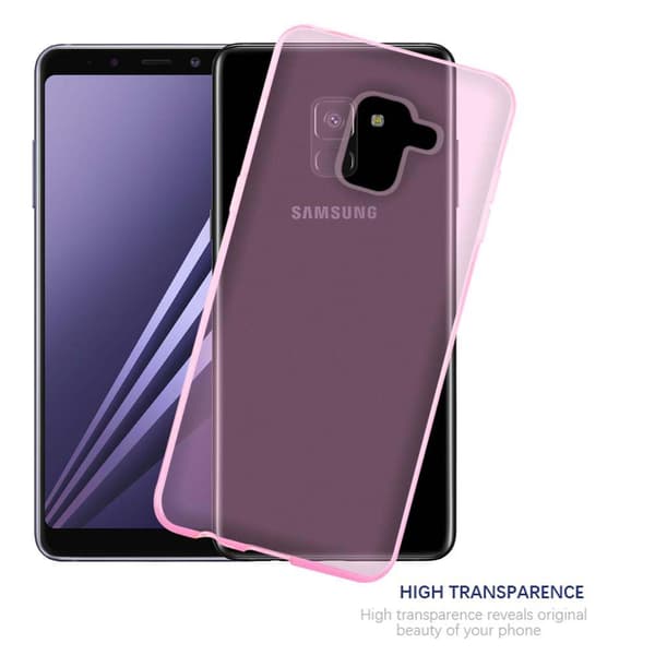 Samsung Galaxy A8 2018 Skal Skal Fodral av flexibelt TPU-silikon Mobilskydd