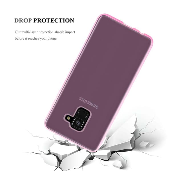 Samsung Galaxy A8 2018 Skal Skal Fodral av flexibelt TPU-silikon Mobilskydd