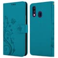 Miniatyrbild 8 av 8: Samsung Galaxy A40 Skal Fodral i blomdesign Mobilskydd Case Cover med magnetisk stängning, ståfunktion och kortplatser