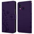 Miniatyrbild 8 av 8: Samsung Galaxy A40 Skal Fodral i blomdesign Mobilskydd Case Cover med magnetisk stängning, ståfunktion och kortplatser