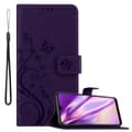 Miniatyrbild 1 av 8: Samsung Galaxy A40 Skal Fodral i blomdesign Mobilskydd Case Cover med magnetisk stängning, ståfunktion och kortplatser