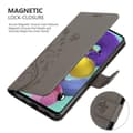 Miniatyrbilde 5 av 8: Deksel til Samsung Galaxy A51 4G / M40s Lommebokdeksel i blomster design med magnetisk lukking, stativfunksjon og kortplasser