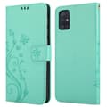 Miniatyrbild 9 av 9: Samsung Galaxy A51 4G / M40s Skal Fodral i blomdesign Mobilskydd Case Cover med magnetisk stängning, ståfunktion och kortplatser
