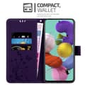 Miniatyrbillede 5 af 11: Samsung Galaxy A51 4G / M40s Pungetui Cover Blomster ()