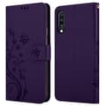 Miniatyrbilde 8 av 8: Deksel til Samsung Galaxy A70 / A70s Lommebokdeksel i blomster design med magnetisk lukking, stativfunksjon og kortplasser