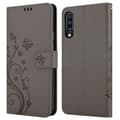 Miniatyrbilde 7 av 8: Deksel til Samsung Galaxy A70 / A70s Lommebokdeksel i blomster design med magnetisk lukking, stativfunksjon og kortplasser