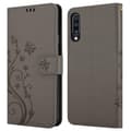 Miniatyrbilde 8 av 8: Deksel til Samsung Galaxy A70 / A70s Lommebokdeksel i blomster design med magnetisk lukking, stativfunksjon og kortplasser