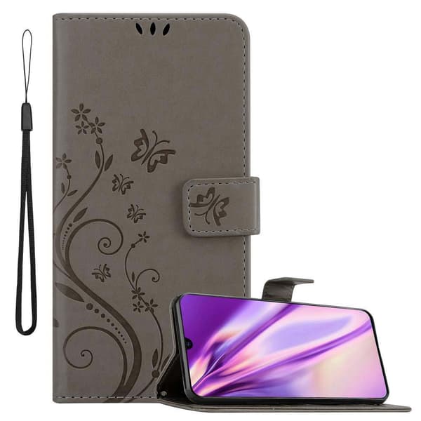Deksel til Samsung Galaxy A70 / A70s Lommebokdeksel i blomster design med magnetisk lukking, stativfunksjon og kortplasser