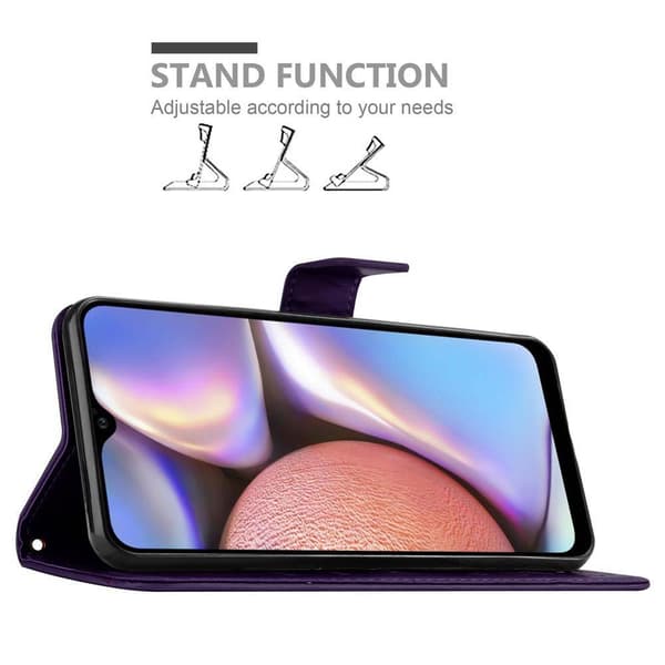 Samsung Galaxy A10s / M01s Pungetui Cover Blomster ()
