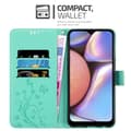 Miniatyrbillede 3 af 8: Samsung Galaxy A10s / M01s Pungetui Cover Blomster ()