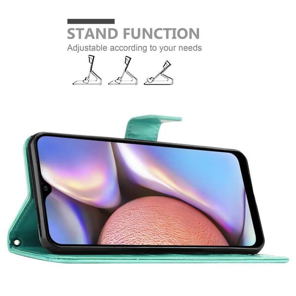 Samsung Galaxy A10s / M01s Pungetui Cover Blomster ()
