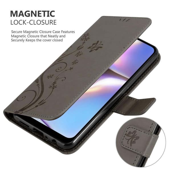 Samsung Galaxy A10s / M01s Pungetui Cover Blomster ()