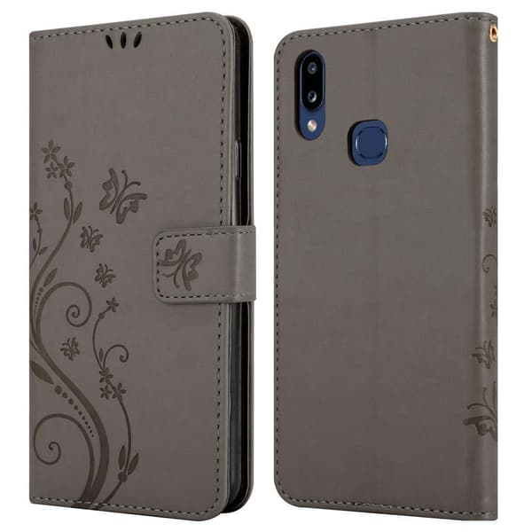 Samsung Galaxy A10s / M01s Pungetui Cover Blomster ()
