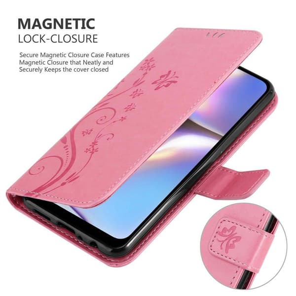 Samsung Galaxy A10s / M01s Pungetui Cover Blomster ()