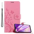 Miniatyrbillede 1 af 8: Samsung Galaxy A10s / M01s Pungetui Cover Blomster ()