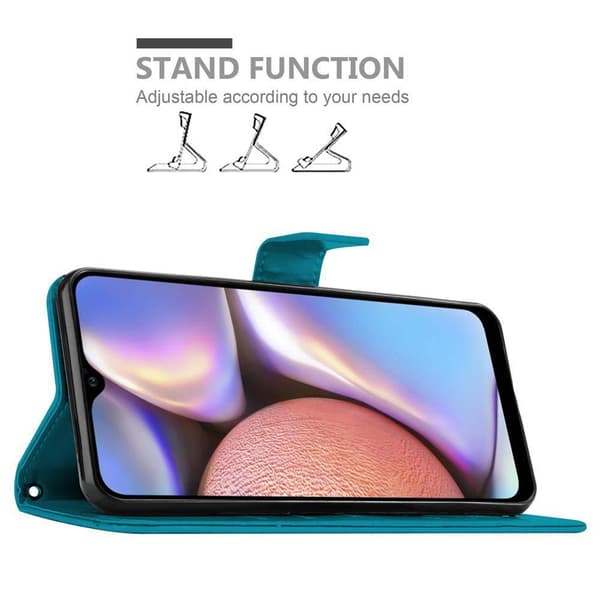 Samsung Galaxy A10s / M01s Pungetui Cover Blomster ()