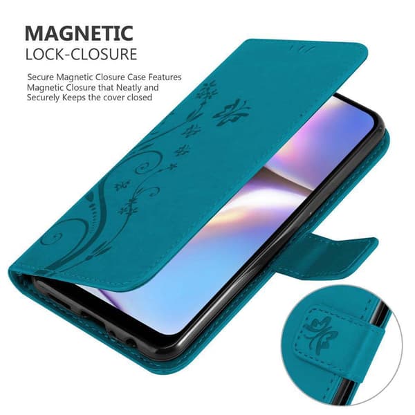 Samsung Galaxy A10s / M01s Pungetui Cover Blomster ()