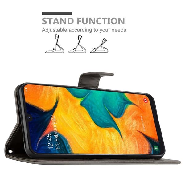 Samsung Galaxy A20 / A30 / M10s Pungetui Cover Blomster ()