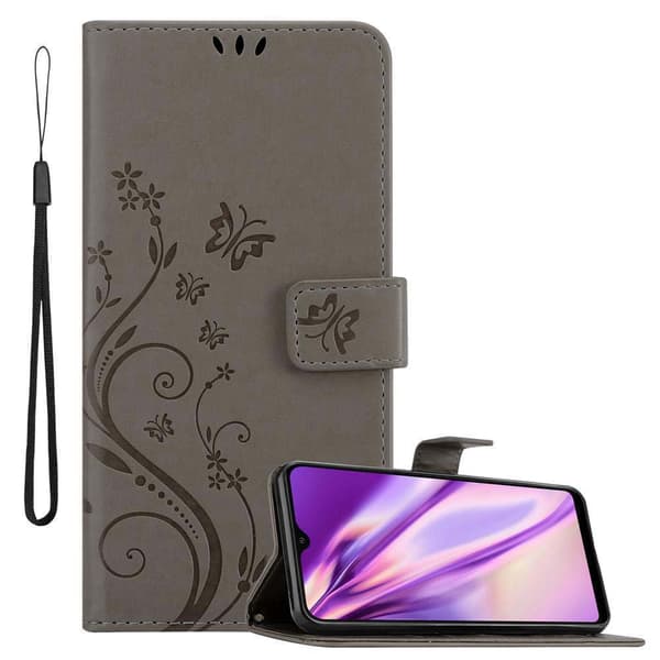Samsung Galaxy A20 / A30 / M10s Pungetui Cover Blomster ()