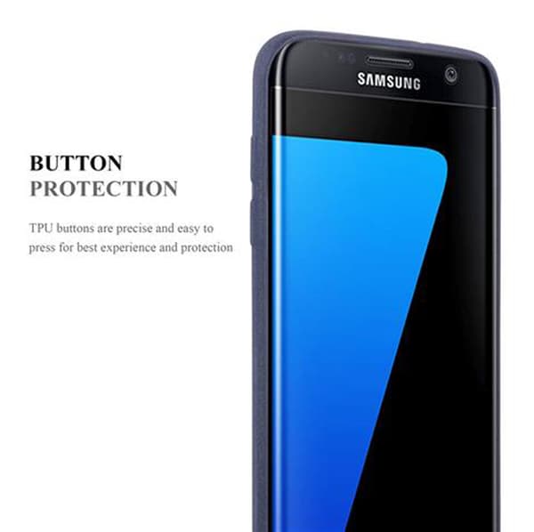 Samsung Galaxy S7 EDGE Skal Fodral Mobilskydd av flexibelt TPU-silikon