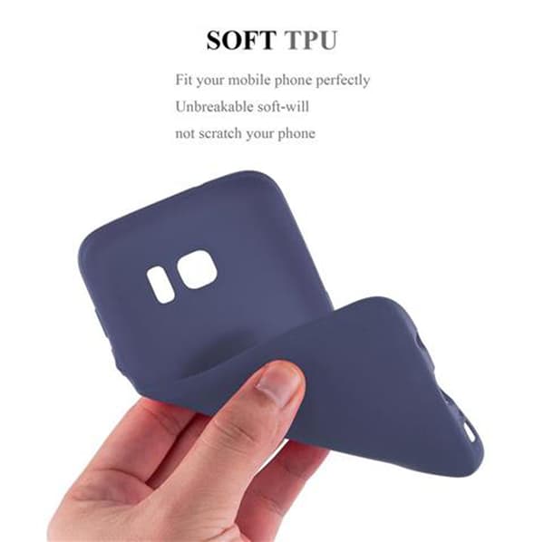 Samsung Galaxy S7 EDGE Skal Fodral Mobilskydd av flexibelt TPU-silikon
