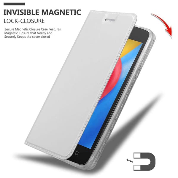 Motorola MOTO C Skal Fodral med magnetisk stängning, ståfunktion och kortficka Mobilskydd