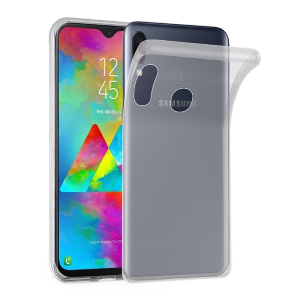 Samsung Galaxy M20 Cover Case Etui () Helt Gennemsigtigt