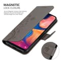 Miniatyrbild 5 av 8: Samsung Galaxy A10e / A20e Skal Fodral i blomdesign Mobilskydd Case Cover med magnetisk stängning, ståfunktion och kortplatser