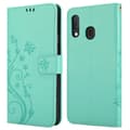 Miniatyrbild 8 av 8: Samsung Galaxy A10e / A20e Skal Fodral i blomdesign Mobilskydd Case Cover med magnetisk stängning, ståfunktion och kortplatser