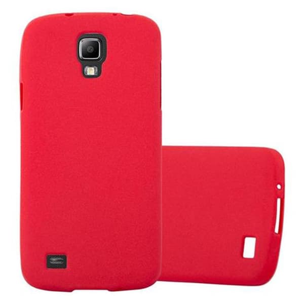 Samsung Galaxy S4 ACTIVE Skal Fodral Mobilskydd av flexibelt TPU-silikon FROST RÖD