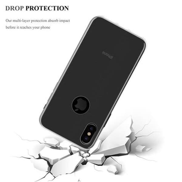 iPhone X / XS Skal Skal Fodral av flexibelt TPU-silikon Mobilskydd