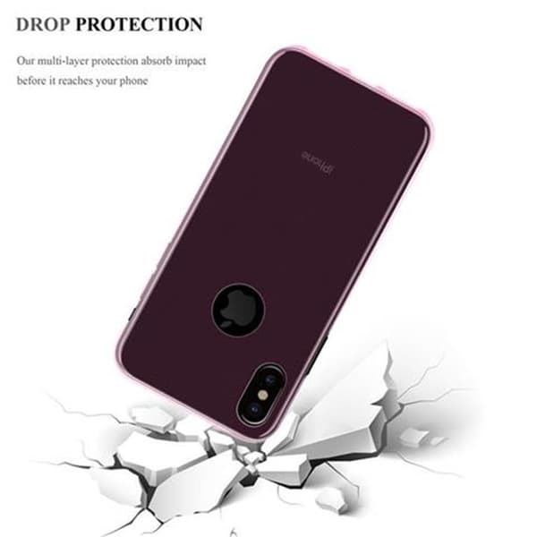 iPhone X / XS Skal Skal Fodral av flexibelt TPU-silikon Mobilskydd