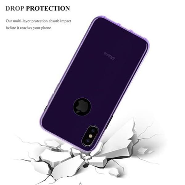 iPhone X / XS Skal Skal Fodral av flexibelt TPU-silikon Mobilskydd