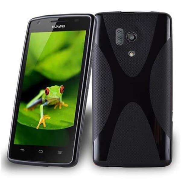 Honor 3 Skal Fodral Skal Mobilskydd av flexibelt TPU-silikon OXID SVART