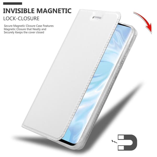 Huawei P30 PRO Skal Fodral med magnetisk stängning, ståfunktion och kortficka Mobilskydd