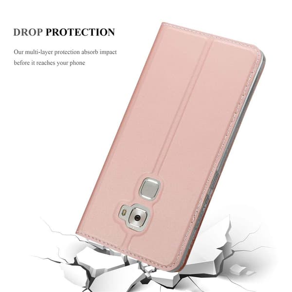 Huawei MATE S Suojakotelo Suojakuori Lompakkokotelo Matkapuhelinkotelo jossa magneettisuljenta, jalusta-toiminto ja korttitasku