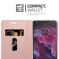 Pikkukuva 7 / 8: Motorola MOTO X4 Suojakotelo Suojakuori Lompakkokotelo Matkapuhelinkotelo jossa magneettisuljenta, jalusta-toiminto ja korttitasku