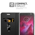 Pikkukuva 4 / 8: Motorola MOTO Z Suojakotelo Suojakuori Lompakkokotelo Matkapuhelinkotelo jossa magneettisuljenta, jalusta-toiminto ja korttitasku