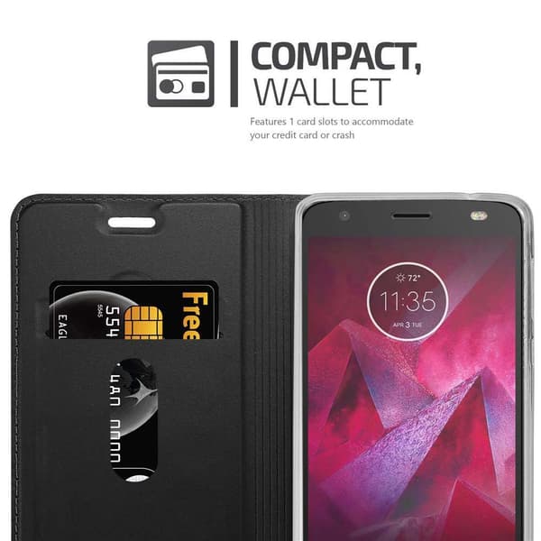 Motorola MOTO Z Suojakotelo Suojakuori Lompakkokotelo Matkapuhelinkotelo jossa magneettisuljenta, jalusta-toiminto ja korttitasku