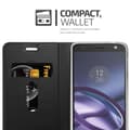 Miniatyrbild 7 av 8: Motorola MOTO Z PLAY Skal Fodral med magnetisk stängning, ståfunktion och kortficka Mobilskydd