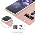 Miniatyrbild 3 av 8: Motorola MOTO Z PLAY Skal Fodral med magnetisk stängning, ståfunktion och kortficka Mobilskydd