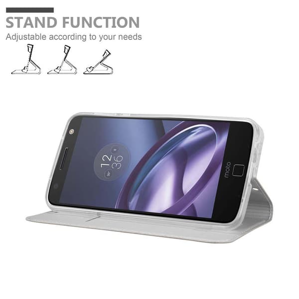 Motorola MOTO Z PLAY Skal Fodral med magnetisk stängning, ståfunktion och kortficka Mobilskydd