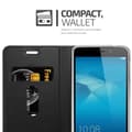 Miniatyrbilde 7 av 8: Deksel til Honor 5C Lommebokdeksel med magnetisk lukking, stativfunksjon og kortlomme