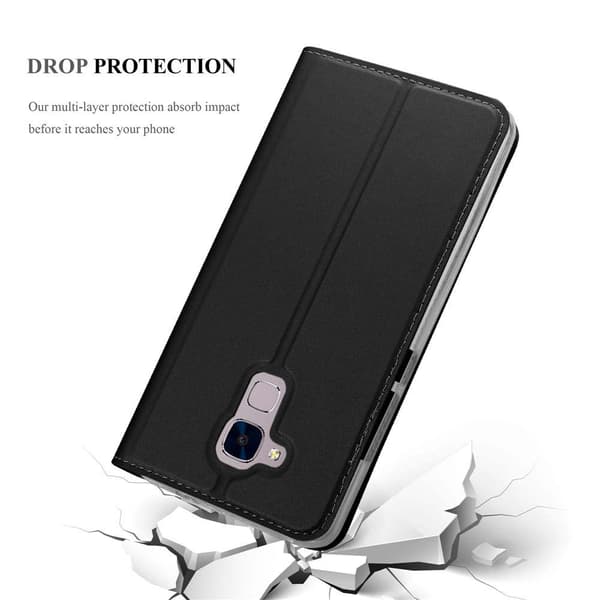 Deksel til Honor 5C Lommebokdeksel med magnetisk lukking, stativfunksjon og kortlomme