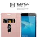 Miniatyrbilde 7 av 8: Deksel til Honor 5C Lommebokdeksel med magnetisk lukking, stativfunksjon og kortlomme