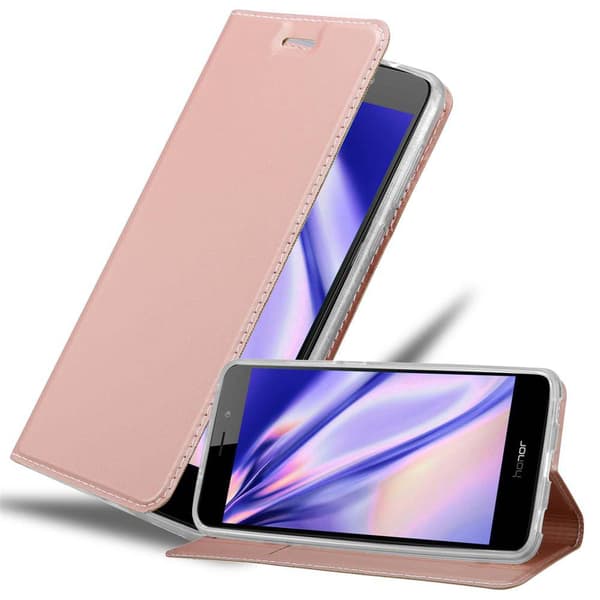 Deksel til Honor 5C Lommebokdeksel med magnetisk lukking, stativfunksjon og kortlomme