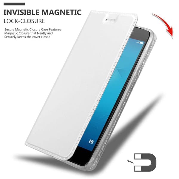 Deksel til Honor 5C Lommebokdeksel med magnetisk lukking, stativfunksjon og kortlomme