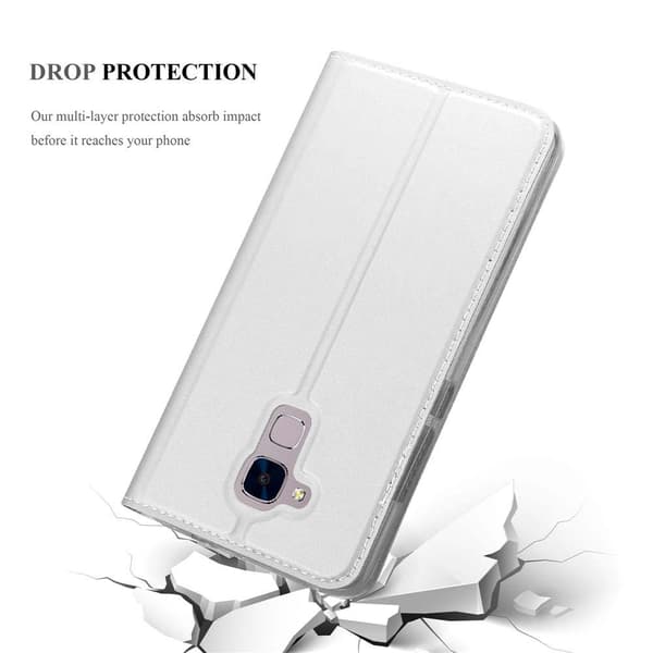 Deksel til Honor 5C Lommebokdeksel med magnetisk lukking, stativfunksjon og kortlomme