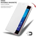 Pikkukuva 4 / 8: Sony Xperia M4 AQUA Suojakotelo Suojakuori Lompakkokotelo Matkapuhelinkotelo jossa magneettisuljenta, jalusta-toiminto ja korttitasku